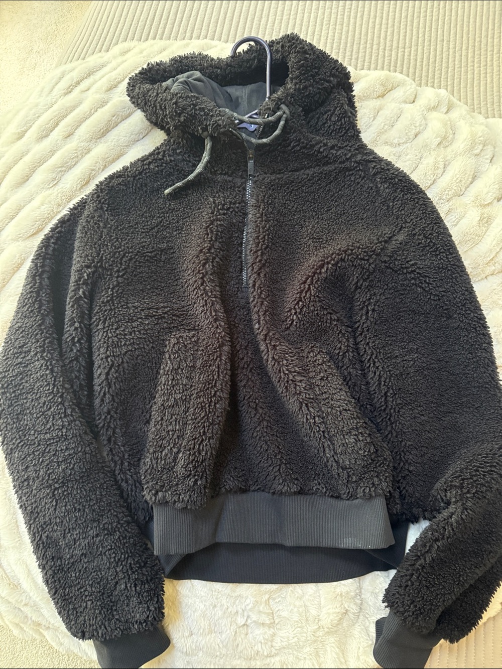 LuluLemon Plush Sherpa Hoodie Jacket - Black